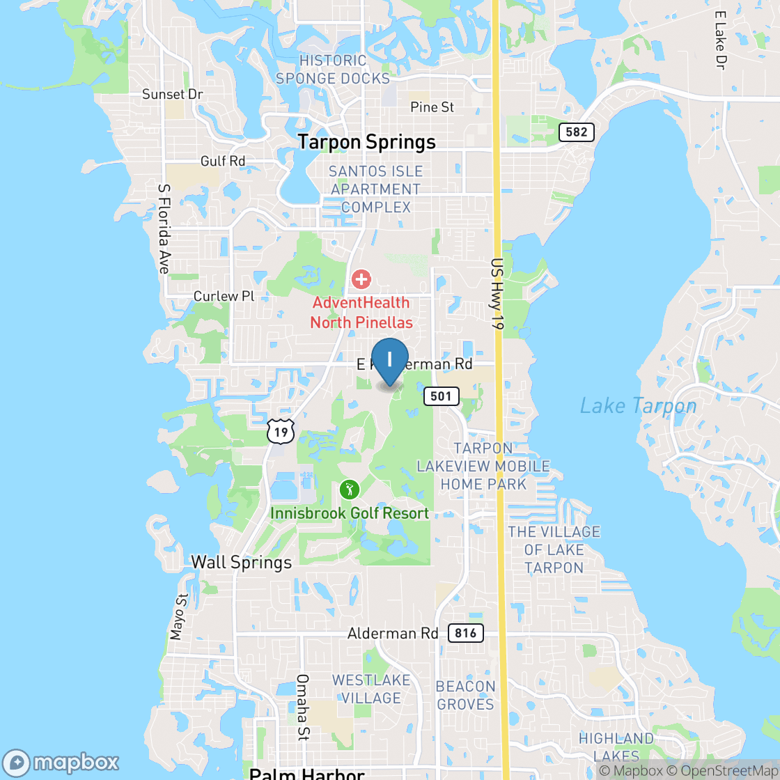 Map of Innisbrook Golf Resort